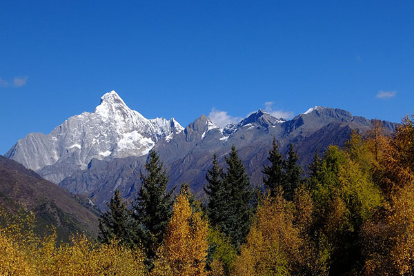 西嶺雪山秋季